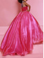 cheap Flower Girl Dresses-Princess Sweep / Brush Train Flower Girl Dress Wedding Party Girls Cute Prom Dress Organza with Solid Color Mini Bridal Fit 3-16 Years dress to impress 2024