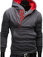 cheap Basic Hoodie Sweatshirts-Men&#039;s Hoodie Sweatshirt Pocket Sportswear Casual Letter Black Red Blue Light Grey Light Blue Hooded Casual Daily Holiday Long Sleeve Clothing Clothes Regular Fit