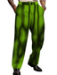 お買い得  グラフィックカジュアルパンツ-3D印刷 勾配ランプ ビジネス 抽象画 男性用 3Dプリント スーツ パンツ アウトドア ストリート 仕事に着る ポリエステル ブラック レッド ブルー S M L ハイウエスト 弾性 パンツ
