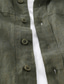 Χαμηλού Κόστους ανδρικά λινά πουκάμισα-100% Λινό Ανδρικά Πουκάμισο λινό πουκάμισο Casual πουκάμισο Θαλασσί Πράσινο Χακί Μακρυμάνικο Σκέτο Πέτο Άνοιξη &amp; Χειμώνας Causal Καθημερινά Ρούχα