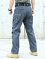 cheap Casual Pants-Men&#039;s Cargo Pants Cargo Trousers Tactical Pants Button Multi Pocket Plain Wearable Casual Daily Holiday Sports Fashion Black Khaki