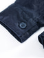 cheap Men&#039;s Linen Shirts-100% Linen Pocket Men&#039;s Shirt Linen Shirt Casual Shirt Black Navy Blue Long Sleeve Plain Lapel Spring &amp;  Fall Casual Daily Clothing Apparel