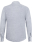 Χαμηλού Κόστους ανδρικά λινά πουκάμισα-Ανδρικά Πουκάμισο λινό πουκάμισο Πουκάμισο παραλίας Λευκό Θαλασσί Σκούρο γκρι Μακρυμάνικο Σκέτο Πέτο Άνοιξη &amp; Χειμώνας Causal Καθημερινά Ρούχα