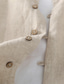 Χαμηλού Κόστους ανδρικά λινά πουκάμισα-100% Λινό Ανδρικά Πουκάμισο λινό πουκάμισο Casual πουκάμισο Μαύρο Χακί Μακρυμάνικο Σκέτο Όρθιος Γιακάς Άνοιξη &amp; Χειμώνας Causal Καθημερινά Ρούχα