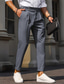 Χαμηλού Κόστους Chinos-Ανδρικά Παντελόνι επίσημο Παντελόνια Πλισέ Παντελόνι Παντελόνι κοστούμι Παντελόνι Gurkha Μπροστινή τσέπη Σκέτο Άνεση Επιχείρηση Καθημερινά Αργίες Μοντέρνα Κομψό &amp; Μοντέρνο Μαύρο Βαθυγάλαζο