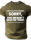 Χαμηλού Κόστους Ανδρικό Γραφικό T-shirt-Γραφική Γράμμα Καθημερινά Υψηλής Ποιότητας Ρετρό / Βίντατζ Ανδρικά 3D εκτύπωση Μπλουζάκι Υπαίθρια Αθλήματα Αργίες Εξόδου Κοντομάνικη μπλούζα Μαύρο Βαθυγάλαζο Καφέ Κοντομάνικο Στρογγυλή Ψηλή Λαιμόκοψη