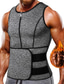 cheap Men&#039;s Active Tees &amp; Tanks-Men&#039;s Compression Tank Body Shaper Workout Tank Shapewear Men Tops Crew Neck Sleeveless Sports &amp; Outdoor Vacation Going out Casual Daily Quick dry High Stretch Moisture Wicking Soft Plain Black Grey
