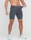 cheap Mens Active Shorts-Men&#039;s Athletic Shorts Compression Shorts Running Shorts Gym Shorts Going out Weekend Breathable Quick Dry High Elasticity Elastic Waist with Phone Pocket Plain Short Gymnatics Activewear Wine Red