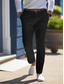 رخيصةأون تشينو-رجالي بدلة بنطلونات سروال البدلة أزرار جيب أمامي الساق المستقيمة سهل راحة متنفس عمل مناسب للبس اليومي مناسب للعطلات موضة أنيقة &amp; حديثة أسود أبيض
