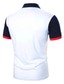 voordelige klassieke polo-Voor heren POLO Shirt Polo&#039;s met knopen Casual Sport Revers Korte mouw Modieus Basic Gestreept Lapwerk Zak Zomer Normale pasvorm Zwart Wit POLO Shirt