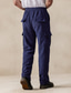 cheap Cargo Pants-Men&#039;s Cargo Pants Corduroy Pants Pocket Drawstring Elastic Waist Plain Comfort Breathable Casual Daily Holiday Sports Fashion Black Army Green