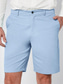 cheap Men&#039;s Shorts-Men&#039;s Shorts Chino Shorts Bermuda shorts Work Shorts Button Pocket Plain Comfort Breathable Knee Length Casual Daily Holiday Cotton Blend Fashion Designer Pink Navy Blue