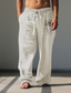 cheap Linen Pants-Men&#039;s Casual Graphic Sun Pants Trousers Mid Waist Daily Wear Vacation Going out Spring Fall Regular Fit