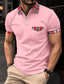 cheap Classic Polo-Male Polo Shirt Knit Polo Casual Date Lapel Short Sleeves Fashion Plaid / Striped / Chevron / Round Solid / Plain Color Knitting Summer Dry-Fit Black White Pink Wine Dark Navy Sky Blue Polo Shirt