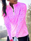 cheap Polos &amp; Quarterzips-Women&#039;s Golf Polo Shirt Black Blue Light Purple Long Sleeve Sun Protection Top Leopard Fall Winter Ladies Golf Attire Clothes Outfits Wear Apparel