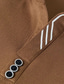 Χαμηλού Κόστους κλασικό πόλο-Ανδρικά Button Up Polos Πουκάμισο γκολφ Επιχείρηση Πέτο Μακρυμάνικο Μοντέρνα Βασικό Συμπαγές Χρώμα Κουμπί Άνοιξη &amp; Χειμώνας Κανονικό Μαύρο Βαθυγάλαζο Καφέ Τριανταφυλλί Button Up Polos