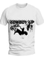 Χαμηλού Κόστους Ανδρικό Γραφικό T-shirt-δυτικός Cowboy Μαύρο Λευκό Μπορντώ Μπλουζάκι Ανδρικά Γραφικός Μείγμα Βαμβακιού Πουκάμισο Αθλήματα Κλασσικό Πουκάμισο Κοντομάνικο Άνετο μπλουζάκι Υπαίθρια Αθλήματα Αργίες Καλοκαίρι