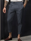 cheap Chinos-Men&#039;s Dress Pants Trousers Suit Pants Gurkha Pants Button Front Pocket Plain Comfort Business Daily Holiday Fashion Chic &amp; Modern Black White