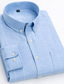 cheap Dress Shirts-Men&#039;s Shirt Dress Shirt Button Down Shirt Blue Green Gray Long Sleeve Plaid Button Down Collar Spring &amp;  Fall Office &amp; Career Wedding Party Clothing Apparel Front Pocket