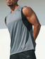 cheap Gym Tank Tops-Men&#039;s Tank Top Vest Top Undershirt Sleeveless Shirt Gym Muscle Tee Color Block Crew Neck Outdoor Going out Sleeveless Patchwork Quick Dry Clothing Apparel Fashion Designer Muscle