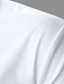 billiga klassisk polo-Herr POLO Shirt Knapp upp Polos Ledigt Sport Hög krage Långärmad Mode Grundläggande Slät Knapp Vår &amp; Höst Normal Svart Vit POLO Shirt