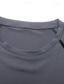 billiga Casual T-shirts för män-Herr T-shirt Gymtröja Kompressionströja Träningsskjorta Toppar för män Rund hals Långärmad Semester Sport &amp; Utomhus Utekväll Ledigt / vardag Snabbtorkande Svetttransporterande Andningsfunktion Hög