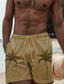 baratos Calções para Homem-Homens Calção Shorts de verão Shorts de praia Com Cordão Cintura elástica Impressão 3D Gráfico Árvore Respirável Macio Curto Casual Diário Feriado Roupa de rua Havaiana Branco Azul Micro-Elástica