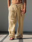 abordables Bas pour hommes grandes tailles-Homme Rétro Vintage Graphic Ethnique Pantalon Taille médiale Usage quotidien Vacances Sortie Printemps Automne Standard