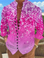 billige Skjorter med tryk til mænd-valentinsdag farve gradient afslappet herreskjorte dagligt slid gå ud weekend forår&amp;amp; sommer stående krave langærmet lys pink, gul, pink s, m, l slub