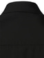 billiga fritidsskjortor för män-Herr Skjorta Knapp upp skjorta Casual skjorta Svart Långärmad Färgblock Kavajslag Dagligen Semester Framficka Kläder Mode Ledigt Bekväm