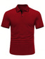 voordelige klassieke polo-Voor heren POLO Shirt Polo&#039;s met knopen Werk liiketoiminta Revers Korte mouw Modieus Basic Kleurenblok Lapwerk Zomer Normale pasvorm Zwart Wit Rood Marineblauw POLO Shirt