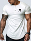 Χαμηλού Κόστους Ανδρικό Γραφικό T-shirt-Γραφική Μοντέρνα Καθημερινό Ανδρικά Πουκάμισο Henley Πουκάμισο Raglan T Υπαίθρια Αθλήματα Αργίες Εξόδου Κοντομάνικη μπλούζα Λευκό Ανθισμένο Ροζ Θαλασσί Κοντομάνικο Χένλι Πουκάμισο Ανοιξη καλοκαίρι