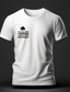 Χαμηλού Κόστους Ανδρικό Γραφικό T-shirt-Γάτα Γράμμα Μαύρο Λευκό Ανθισμένο Ροζ Μπλουζάκι Ανδρικά Γραφικός Μείγμα Βαμβακιού Πουκάμισο Αθλήματα Κλασσικό Πουκάμισο Κοντομάνικο Άνετο μπλουζάκι Υπαίθρια Αθλήματα Αργίες Καλοκαίρι