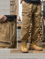 cheap Cargo Pants-Men&#039;s Cargo Pants Cargo Trousers Joggers Techwear Drawstring Elastic Waist Multi Pocket Plain Comfort Wearable Casual Daily Holiday Sports Fashion Black Khaki