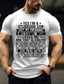 cheap Men&#039;s Graphic Tshirt-father shirts Letter Black White Army Green T shirt Tee Men&#039;s Graphic Cotton Blend Shirt Sports Classic Shirt Short Sleeve Comfortable Tee Sports Outdoor Holiday Summer Fashion Designer Clothing