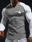 Χαμηλού Κόστους Ανδρικό Γραφικό T-shirt-Γραφική Συνδυασμός Χρωμάτων Μυς Καθημερινά Κλασσικό Καθημερινό Ανδρικά 3D εκτύπωση Μπλουζάκι Βάφλα πουκάμισο Πουκάμισο Raglan T Υπαίθρια Αθλήματα Αργίες Εξόδου Κοντομάνικη μπλούζα