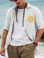 Χαμηλού Κόστους Ανδρικά πουκάμισα με στάμπα-Για τον Ήλιο Πίστη Καθημερινό Business Casual Ανδρικά Πουκάμισο λινό πουκάμισο ΕΞΩΤΕΡΙΚΟΥ ΧΩΡΟΥ Καθημερινά Διακοπές Άνοιξη &amp; Χειμώνας Πέτο Μακρυμάνικο Λευκό, Ανθισμένο Ροζ, Πράσινο Χακί Τ, M, L