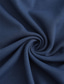 preiswerte klassisches Polo-Herren Poloshirt Polos mit Knöpfen Arbeit Geschäft Kargen Kurzarm Modisch Basic Streifen Taste Sommer Regular Fit Marinenblau Poloshirt