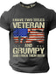 cheap Men&#039;s Graphic Tshirts-Graphic Soldier National Flag Daily Designer Retro Vintage Men&#039;s 3D Print T shirt Tee Sports Outdoor Holiday Going out T shirt Black Army Green Dark Blue Short Sleeve Crew Neck Shirt Spring &amp; Summer