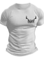 billige T-shirt med tryk til mænd-Hver Sort Hvid Bordeaux T-shirt Herre Grafisk Bomuldsblanding Skjorte Sport Klassisk Skjorte Kortærmet Komfortabel t-shirt Sport &amp; Udendørs Ferie Sommer Modedesigner tøj S M L XL XXL XXXL