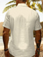 זול חולצות טרופיות-עץ דקל טרופי לגברים נופש הוואי חולצה מודפסת תלת מימדית חולצה קובני צווארון קובני שרוולים קצרים חולצת חוף קיץ חופשה ללבוש יומי s to 3xl