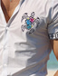 abordables Camisas hawaianas-Tortuga vida marina resort para hombres camisa hawaiana con estampado 3d abotonada manga corta camisa de playa de verano ropa diaria de vacaciones s a 3xl