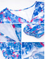 cheap Casual Floral Dresses-Women&#039;s Casual Dress Floral Print V Neck Midi Dress Ethnic Boho Vacation Short Sleeve Summer