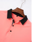 cheap Classic Polo-Men&#039;s Polo Shirt Work Street Classic Short Sleeves Solid / Plain Color Basic Summer Loose Fit dark brown Black White Pink Dark Navy ash-colored Polo Shirt