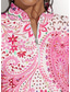 abordables Robes de golf-Femme robe de golf Rose rouge Sans Manches Cachemire Vêtements de golf pour femmes, tenues, vêtements