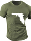 cheap Men&#039;s Graphic Tshirt-Weapon Gun Printed Men&#039;s Graphic Cotton T Shirt Sports Classic Shirt Short Sleeve Comfortable Tee Sports Outdoor Holiday Summer Fashion Designer Clothing