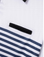 cheap Classic Polo-Male Polo Shirt Knit Polo Casual Date Lapel Short Sleeves Fashion Plaid / Striped / Chevron / Round Printing Knitting Summer Dry-Fit White Pink Red Orange Green Apricot Polo Shirt