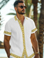 tanie Koszule hawajskie-Lemon Tropical Men&#039;s Resort hawajska koszula z nadrukiem 3D zapinana na guziki z krótkim rękawem letnia koszula plażowa wakacje odzież na co dzień od S do 3XL