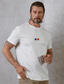 billige T-shirt med tryk til mænd-mænds 100% bomuldsskjorte grafisk t-shirt t-shirt mode klassisk skjorte sort hvid kortærmet komfortabel t-shirt street ferie sommer mode designer tøj
