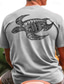 Χαμηλού Κόστους Ανδρικό Γραφικό T-shirt-Γραφική Ζώο Χελώνα Καθημερινά Υψηλής Ποιότητας Καθημερινό Ανδρικά 3D εκτύπωση Μπλουζάκι Αργίες Διακοπές Εξόδου Κοντομάνικη μπλούζα Ροζ Θαλασσί Πράσινο του τριφυλλιού Κοντομάνικο
